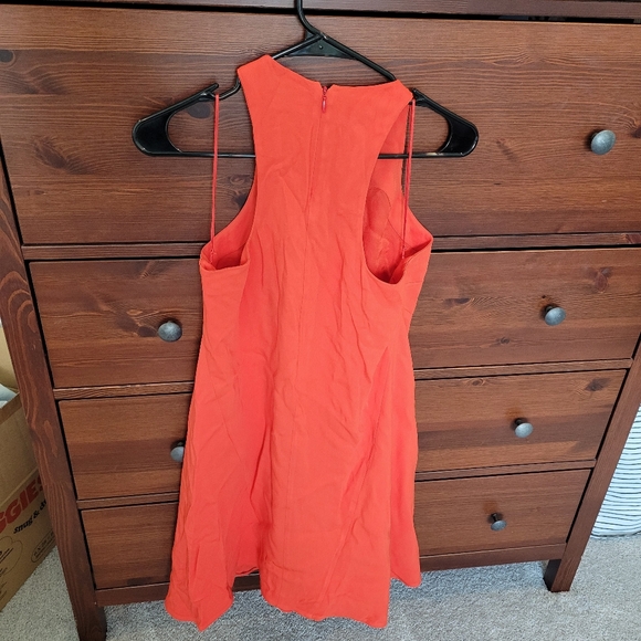 Stella McCartney Elegant Orange Sleeveless Dress - Picture 5 of 11
